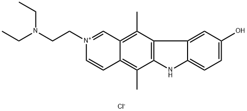 Datelliptium chloride hydrochloride 구조식 이미지