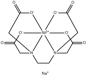 2-[2-(carboxylatomethyl-(carboxymethyl)amino)ethyl-(carboxymethyl)amin o]acetate, nickel(+2) cation Structure