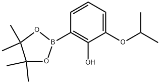 2-isopropoxy-6-(4,4,5,5-tetramethyl-1,3,2-dioxaborolan-2-yl)phenol Structure