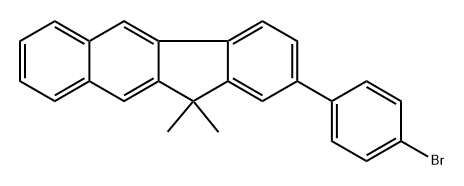 2-(4-Bromophenyl)-11,11-dimethyl-11H-benzo[b]fluorene Structure