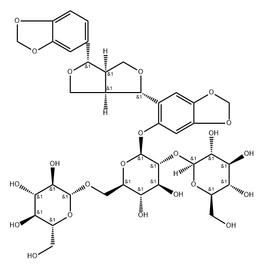 Sesaminol Triglucoside Structure