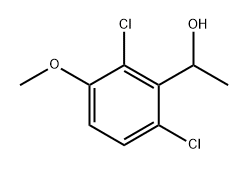 1-(2,6-Dichloro-3-methoxyphenyl)ethanol Structure