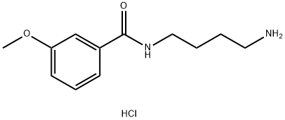 N-(4-aminobutyl)-3-methoxybenzamide hydrochloride Structure