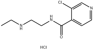 3-Chloro-N-(2-(ethylamino)ethyl)isonicotinamide hydrochloride Structure