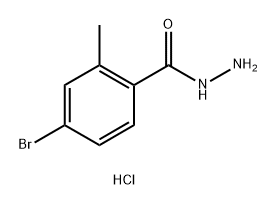 4-bromo-2-methylbenzohydrazide hydrochloride 구조식 이미지