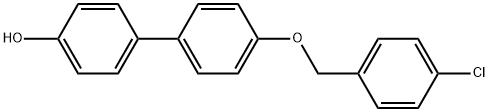 4'-[(4-Chlorophenyl)methoxy][1,1'-biphenyl]-4-ol Structure