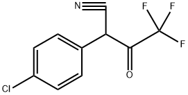 Benzeneacetonitrile, 4-chloro-α-(2,2,2-trifluoroacetyl)- Structure