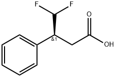 (S)-4,4-Difluoro-3-phenylbutanoic acid Structure