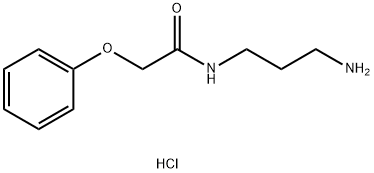 N-(3-aminopropyl)-2-phenoxyacetamide hydrochloride Structure