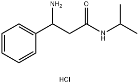 3-Amino-N-isopropyl-3-phenylpropanamide hydrochloride Structure