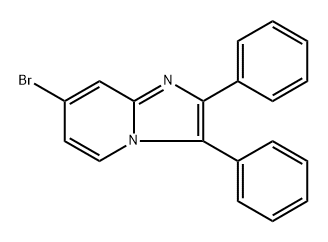 7-bromo-2,3-diphenylimidazo[1,2-a]pyridine Structure