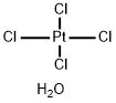 Platinum chloride (PtCl4), tetrahydrate, (SP-4-1)- (9CI) 구조식 이미지
