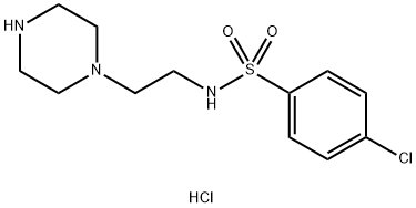 4-chloro-N-[2-(piperazin-1-yl)ethyl]benzene-1-sulfonamide dihydrochloride Structure