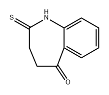 5H-1-Benzazepin-5-one, 1,2,3,4-tetrahydro-2-thioxo- Structure