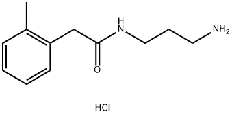 N-(3-aminopropyl)-2-(o-tolyl)acetamide hydrochloride Structure