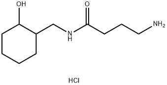 4-Amino-N-((2-hydroxycyclohexyl)methyl)butanamide hydrochloride Structure