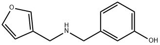 3-[[(3-Furanylmethyl)amino]methyl]phenol Structure