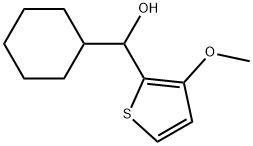 α-Cyclohexyl-3-methoxy-2-thiophenemethanol Structure