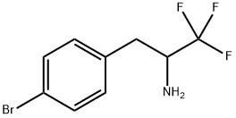 Benzeneethanamine, 4-bromo-α-(trifluoromethyl)- 구조식 이미지