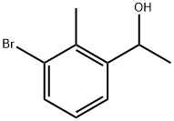 1-(3-Bromo-2-methylphenyl)ethanol Structure