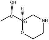 2-Morpholinemethanol, α-methyl-, (αS,2R)- Structure