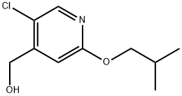 5-Chloro-2-(2-methylpropoxy)-4-pyridinemethanol Structure