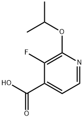 3-fluoro-2-isopropoxyisonicotinic acid Structure