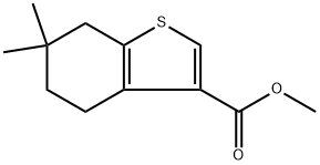 Methyl 6,6-dimethyl-4,5,6,7-tetrahydrobenzo[b]thiophene-3-carboxylate Structure