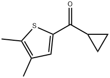 Cyclopropyl(4,5-dimethyl-2-thienyl)methanone Structure