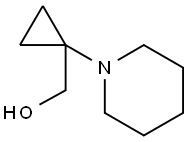 (1-Piperidin-1-yl-cyclopropyl)-methanol Structure