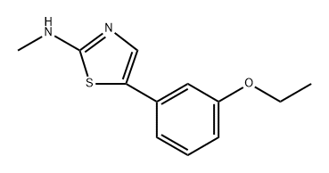 5-(3-Ethoxyphenyl)-N-methylthiazol-2-amine Structure