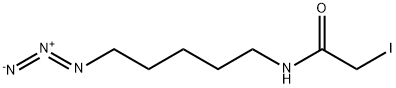 N-(5-azidopentyl)-2-iodoacetamide Structure