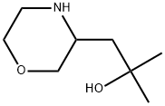 3-Morpholineethanol, α,α-dimethyl- Structure