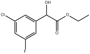 Ethyl 3-chloro-5-fluoro-α-hydroxybenzeneacetate Structure