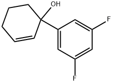 1-(3,5-Difluorophenyl)-2-cyclohexen-1-ol Structure