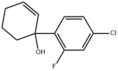 1-(4-Chloro-2-fluorophenyl)-2-cyclohexen-1-ol Structure