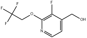 3-Fluoro-2-(2,2,2-trifluoroethoxy)-4-pyridinemethanol Structure