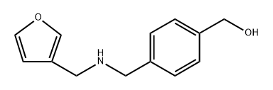 4-[[(3-Furanylmethyl)amino]methyl]benzenemethanol Structure