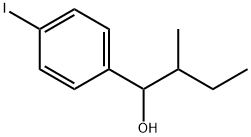 4-Iodo-α-(1-methylpropyl)benzenemethanol Structure