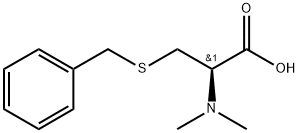 Alanine, 3-(benzylthio)-N,N-dimethyl-, L- (8CI) Structure