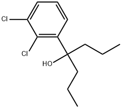 2,3-Dichloro-α,α-dipropylbenzenemethanol Structure