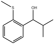 2-methyl-1-(2-(methylthio)phenyl)propan-1-ol Structure