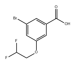 2-(3-Bromo-5-(2,2-difluoroethoxy)phenyl)-4,4,5,5-tetramet Structure