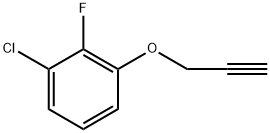 1-chloro-2-fluoro-3-(prop-2-yn-1-yloxy)benzene Structure