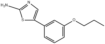 5-(3-Propoxyphenyl)thiazol-2-amine Structure