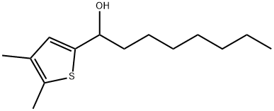 α-Heptyl-4,5-dimethyl-2-thiophenemethanol Structure