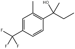 2-(2-methyl-4-(trifluoromethyl)phenyl)butan-2-ol Structure