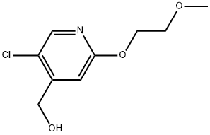 5-Chloro-2-(2-methoxyethoxy)-4-pyridinemethanol Structure