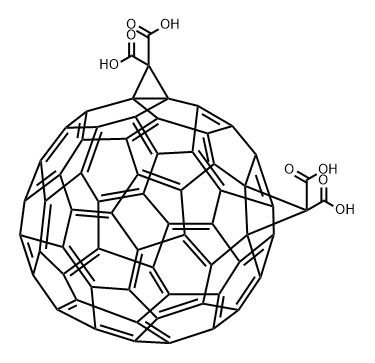 dimalonic acid C(60) Structure