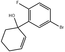 1-(5-Bromo-2-fluorophenyl)-2-cyclohexen-1-ol Structure